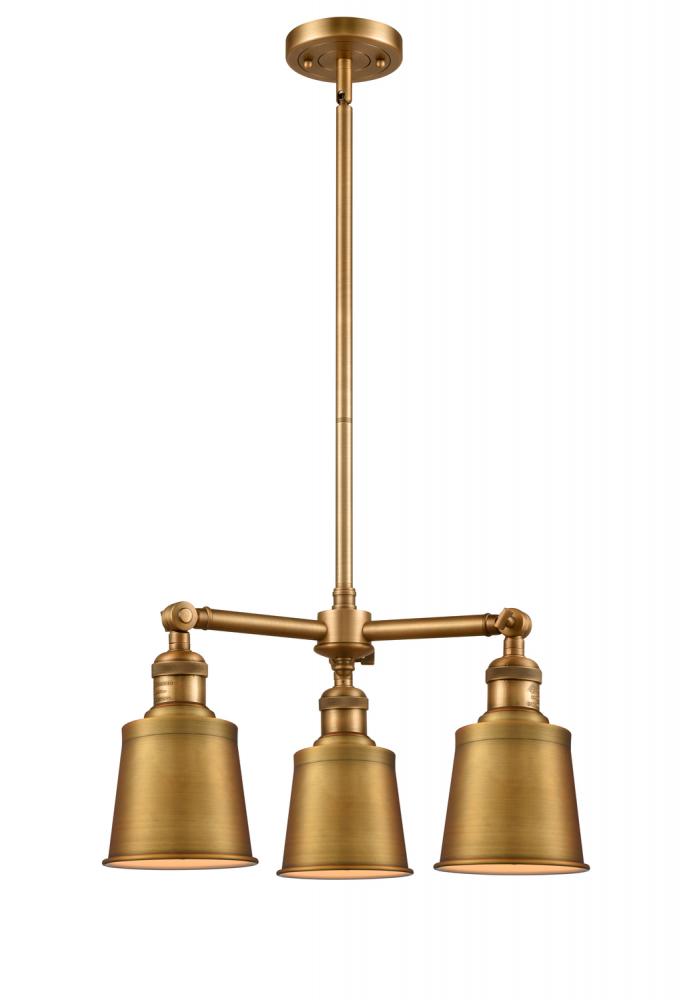 Addison - 3 Light - 19 inch - Brushed Brass - Stem Hung - Chandelier