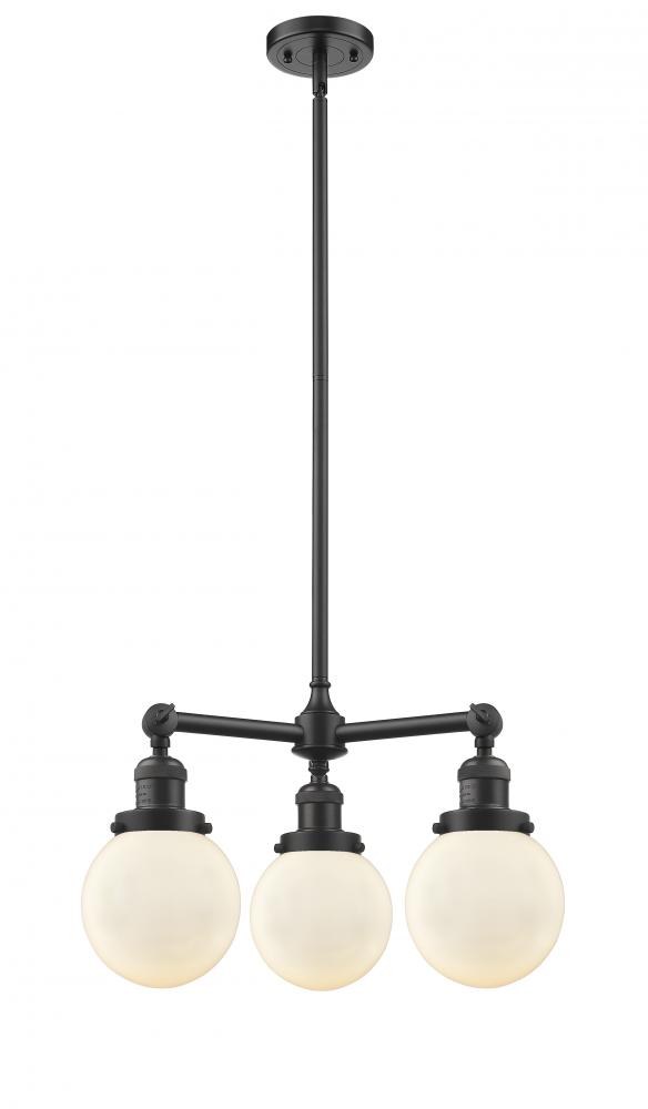 Beacon - 3 Light - 19 inch - Oil Rubbed Bronze - Stem Hung - Chandelier