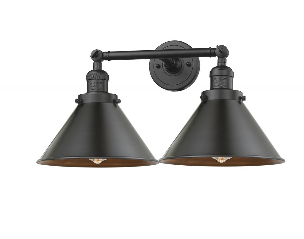 Briarcliff - 2 Light - 19 inch - Oil Rubbed Bronze - Adjustable Bath Vanity Light