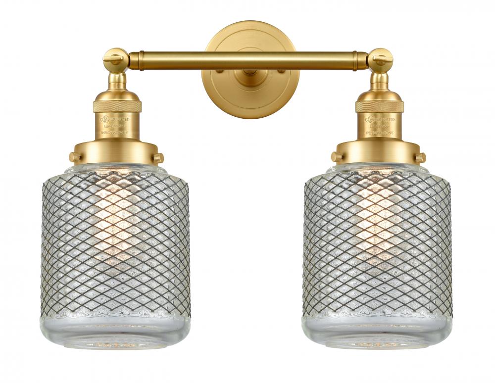 Stanton - 2 Light - 16 inch - Satin Gold - Adjustable Bath Vanity Light