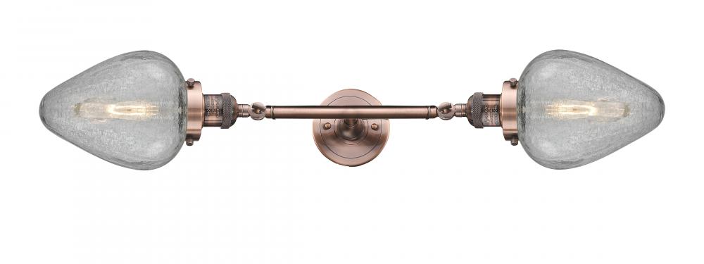 Geneseo - 2 Light - 7 inch - Antique Copper - Adjustable Bath Vanity Light