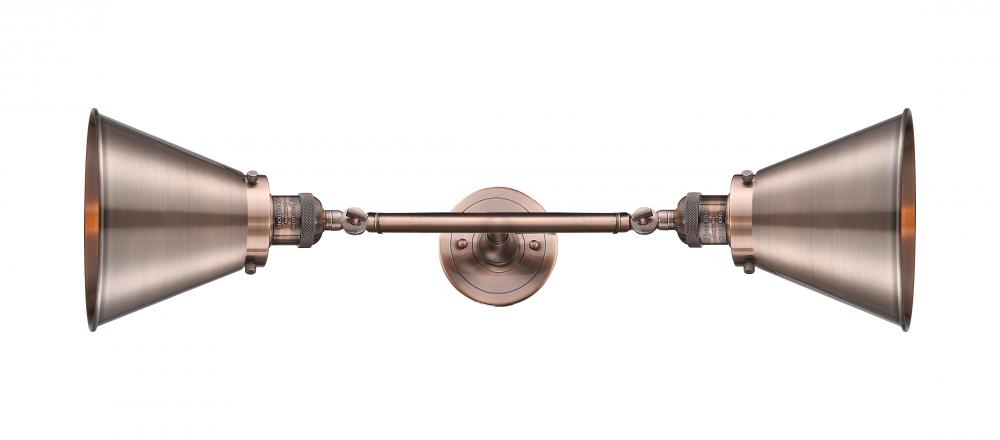 Appalachian - 2 Light - 8 inch - Antique Copper - Adjustable Bath Vanity Light