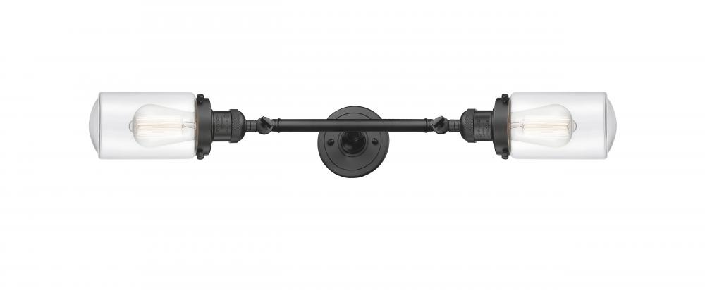 Dover - 2 Light - 5 inch - Oil Rubbed Bronze - Adjustable Bath Vanity Light