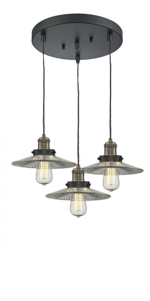 Halophane 3 Light Multi-Pendant