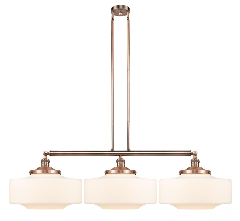 Bridgeton - 3 Light - 50 inch - Satin Gold - Stem Hung - Adjustable Island Light