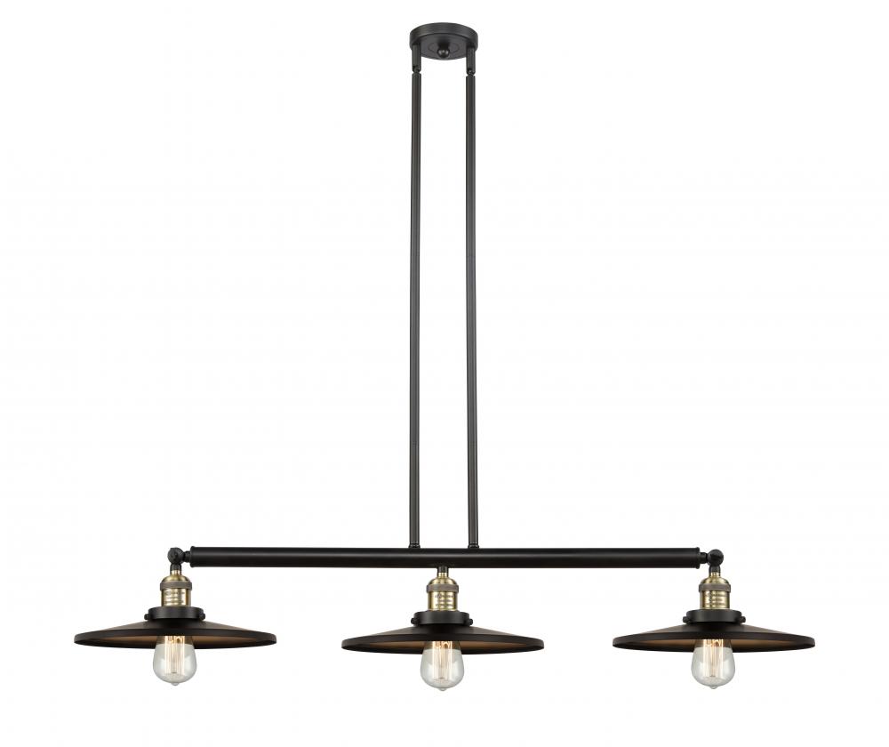 Appalachian - 3 Light - 45 inch - Oil Rubbed Bronze - Stem Hung - Island Light