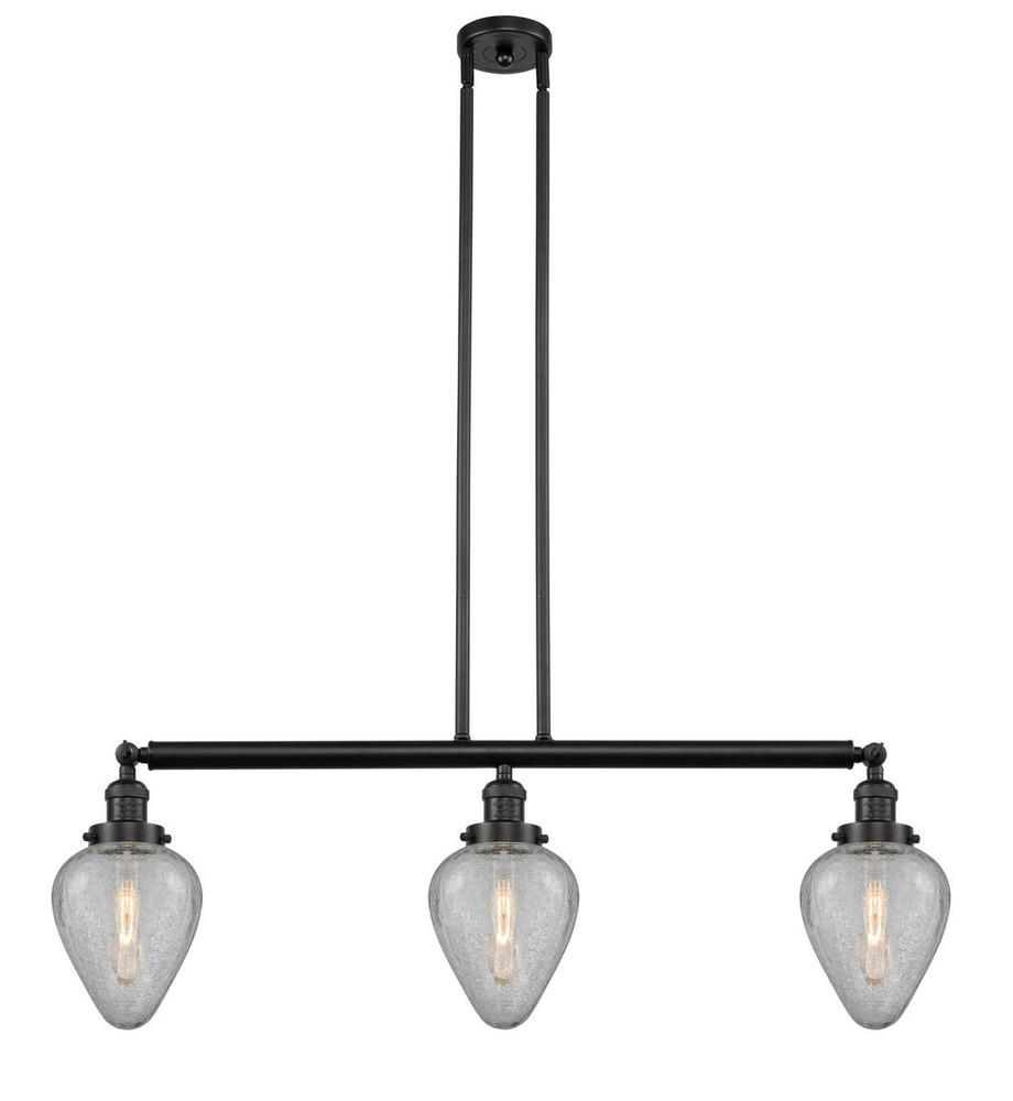 Geneseo - 3 Light - 38 inch - Oil Rubbed Bronze - Stem Hung - Adjustable Island Light
