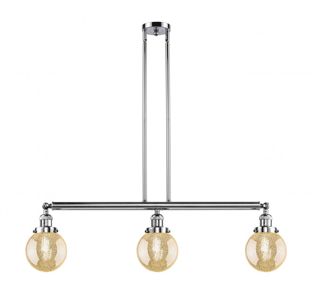 Beacon - 3 Light - 39 inch - Polished Chrome - Stem Hung - Adjustable Island Light