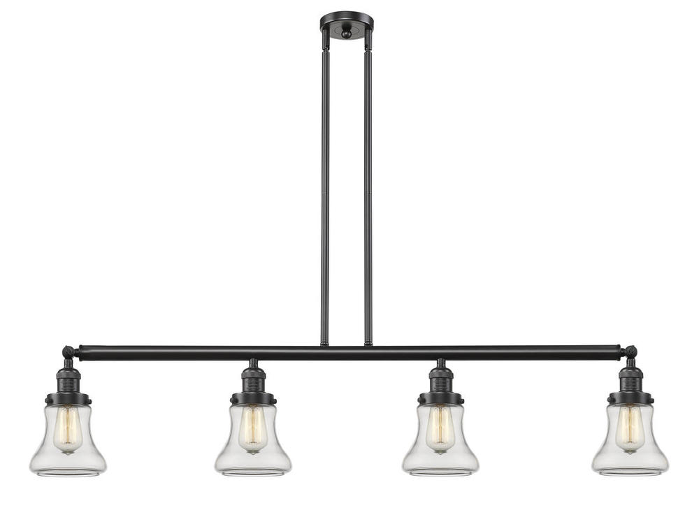 Bellmont - 4 Light - 51 inch - Oil Rubbed Bronze - Stem Hung - Island Light
