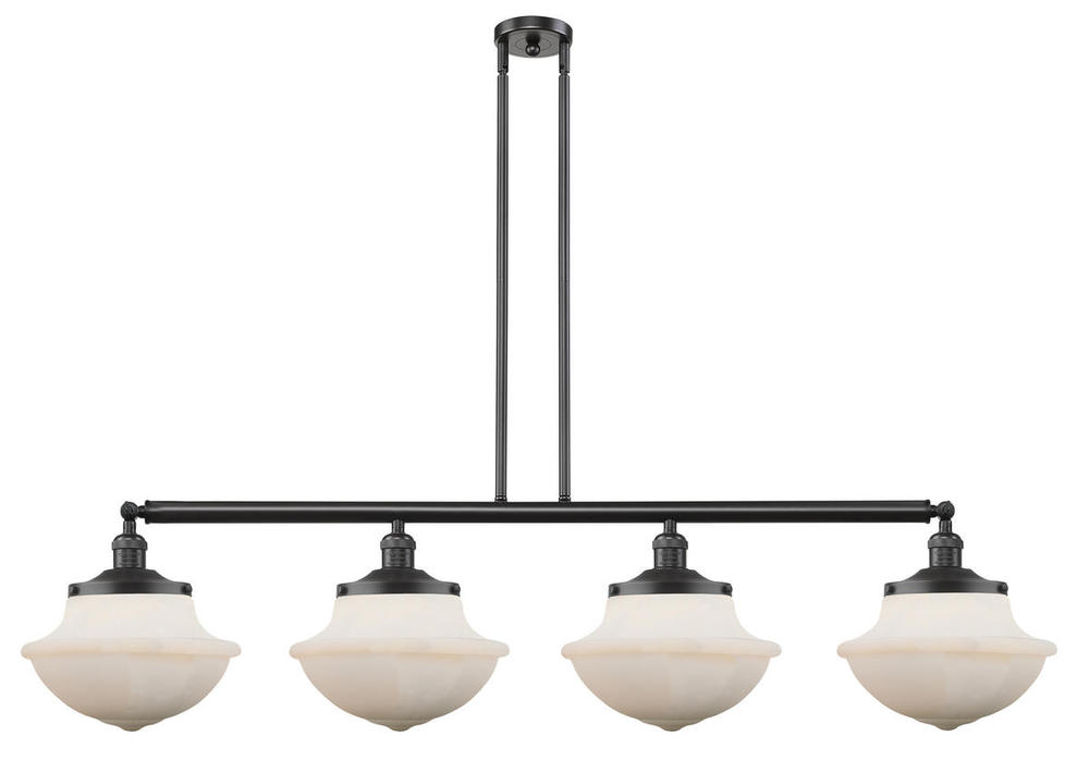 Oxford - 4 Light - 54 inch - Oil Rubbed Bronze - Stem Hung - Island Light