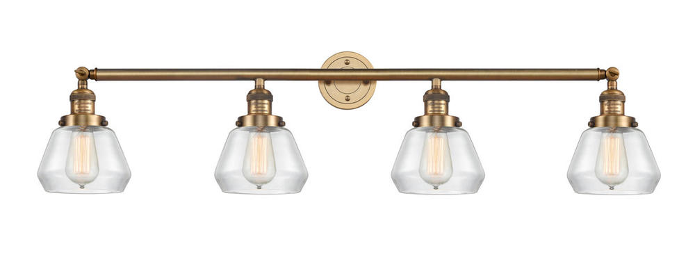 Fulton - 4 Light - 43 inch - Brushed Brass - Adjustable Bath Vanity Light