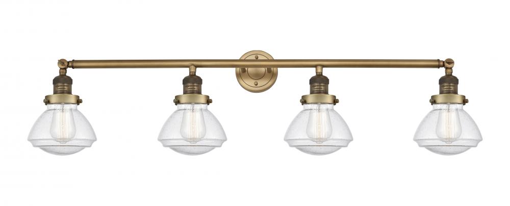 Olean - 4 Light - 43 inch - Brushed Brass - Adjustable Bath Vanity Light