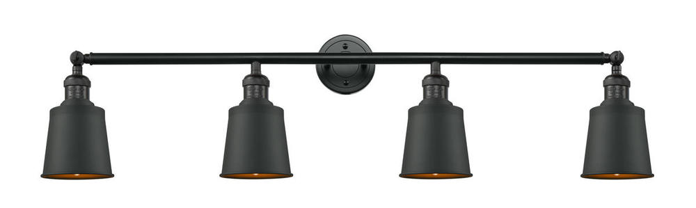 Addison - 4 Light - 42 inch - Matte Black - Adjustable Bath Vanity Light