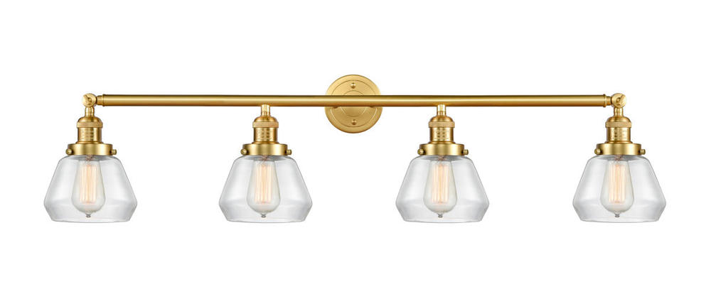 Fulton - 4 Light - 43 inch - Satin Gold - Adjustable Bath Vanity Light