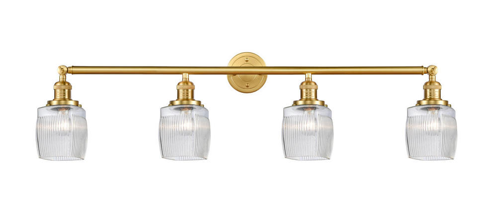 Colton - 4 Light - 42 inch - Satin Gold - Adjustable Bath Vanity Light