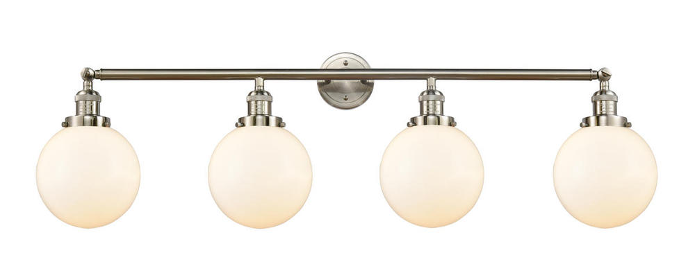 Beacon - 4 Light - 44 inch - Brushed Satin Nickel - Adjustable Bath Vanity Light