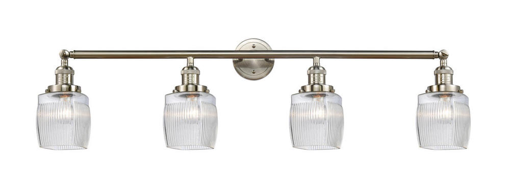 Colton - 4 Light - 42 inch - Brushed Satin Nickel - Adjustable Bath Vanity Light