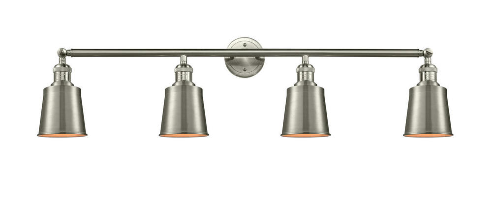 Addison - 4 Light - 42 inch - Brushed Satin Nickel - Adjustable Bath Vanity Light