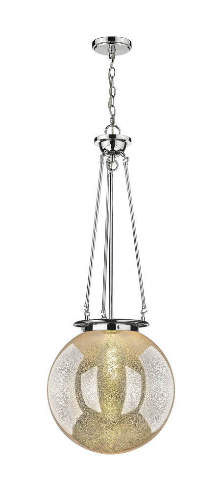 Beacon - 1 Light - 16 inch - Polished Chrome - Chain Hung - Pendant