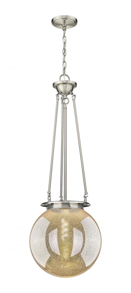 Beacon - 1 Light - 14 inch - Satin Nickel - Chain Hung - Pendant
