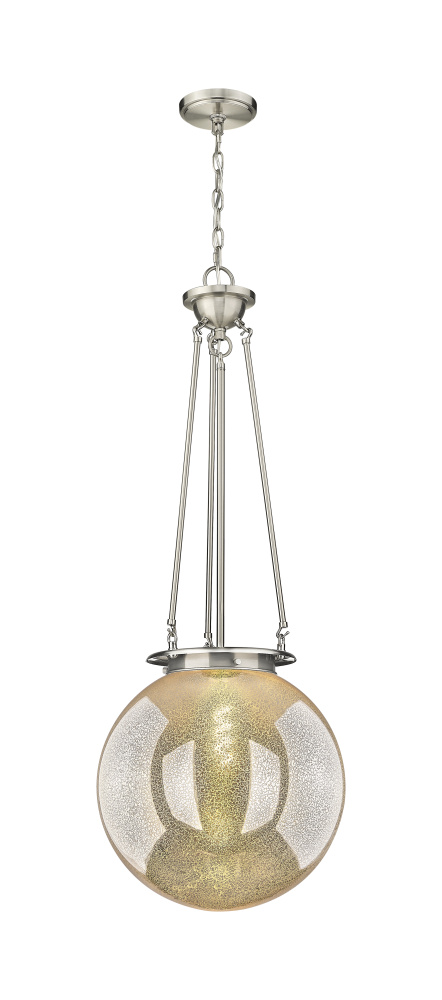 Beacon - 1 Light - 16 inch - Satin Nickel - Chain Hung - Pendant