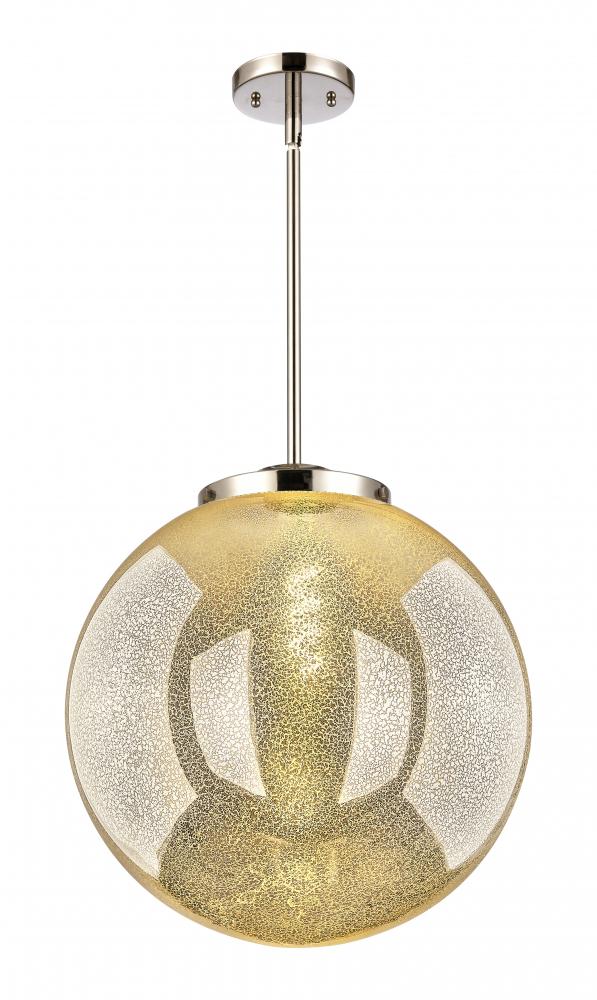 Beacon - 1 Light - 16 inch - Polished Nickel - Stem Hung - Pendant