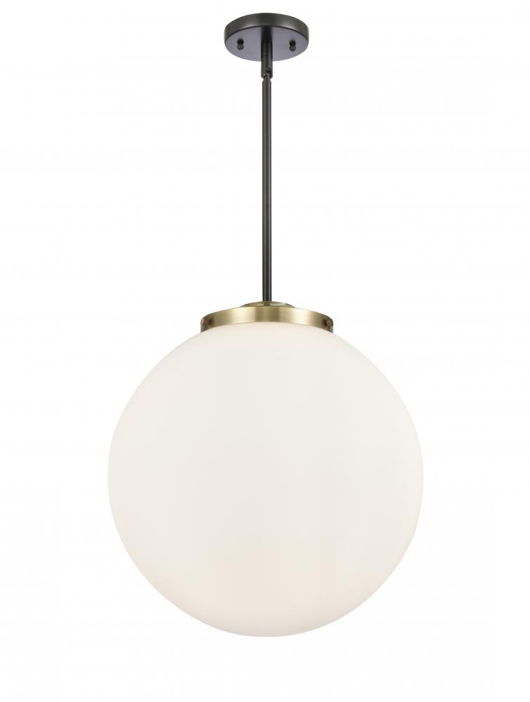 Beacon - 3 Light - 16 inch - Black Antique Brass - Stem hung - Pendant