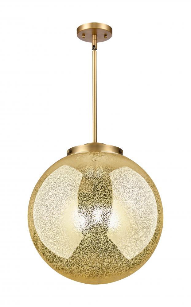 Beacon - 3 Light - 16 inch - Brushed Brass - Stem hung - Pendant