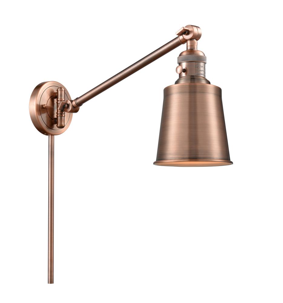 Addison - 1 Light - 8 inch - Antique Copper -Adjustable Swing Arm