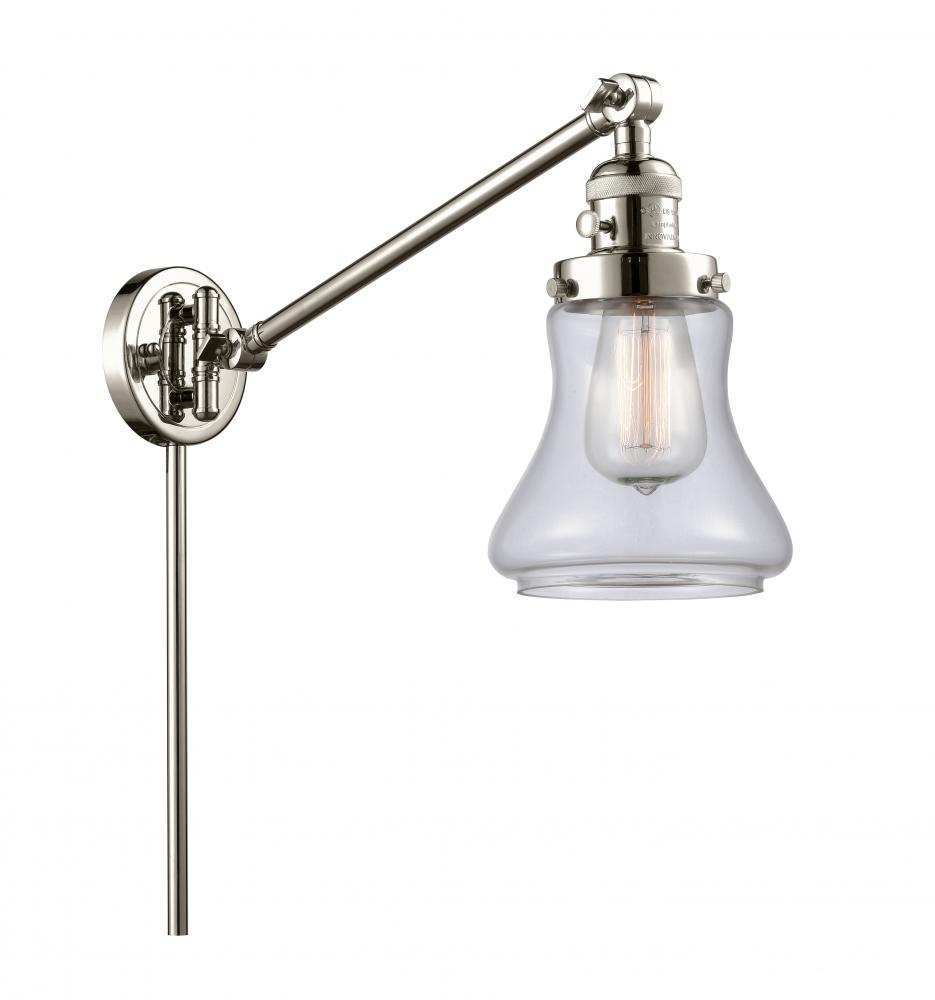 Bellmont - 1 Light - 8 inch - Polished Nickel -Adjustable Swing Arm