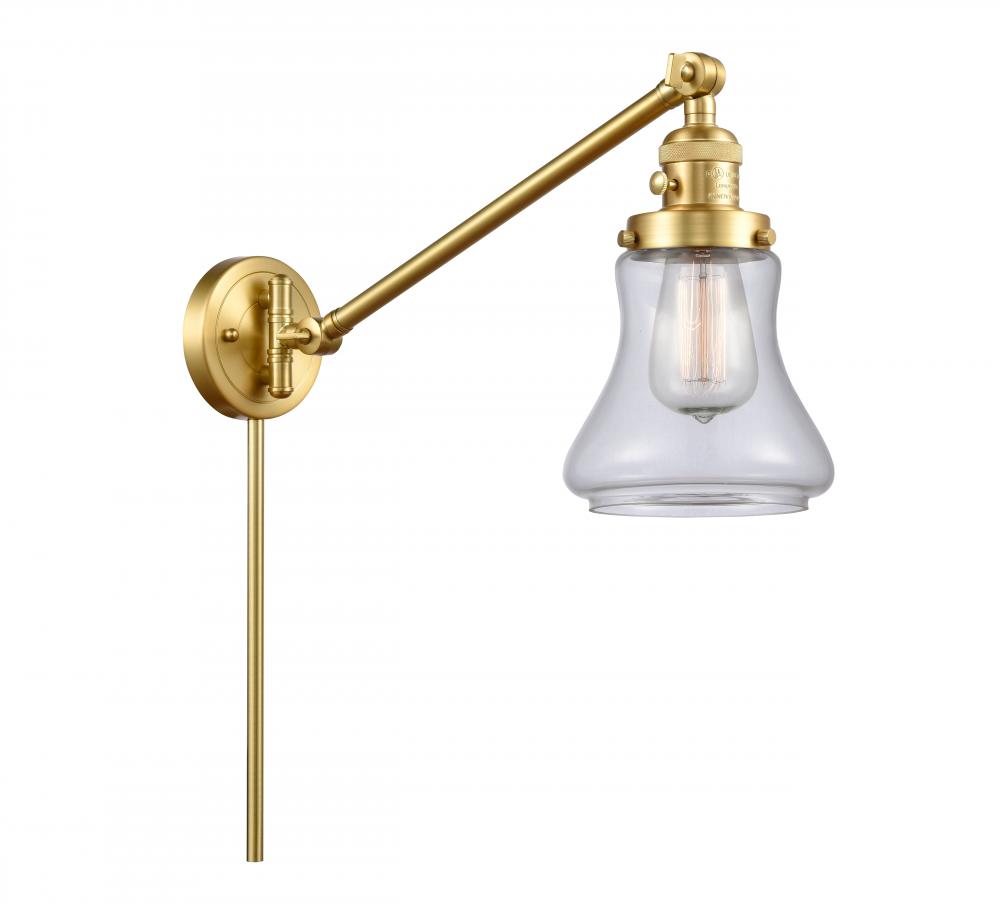 Bellmont - 1 Light - 8 inch - Satin Gold -Adjustable Swing Arm