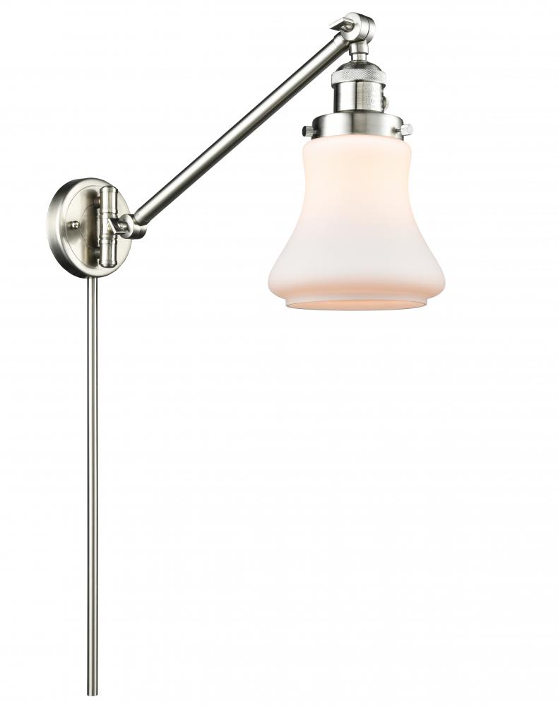 Bellmont - 1 Light - 8 inch - Brushed Satin Nickel -Adjustable Swing Arm