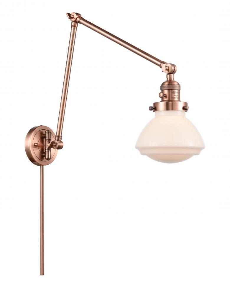 Olean - 1 Light - 9 inch - Antique Copper -Adjustable Swing Arm