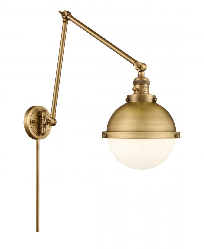 Hampden - 1 Light - 9 inch - Brushed Brass -Adjustable Swing Arm