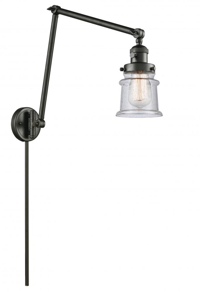 Canton - 1 Light - 8 inch - Oil Rubbed Bronze -Adjustable Swing Arm