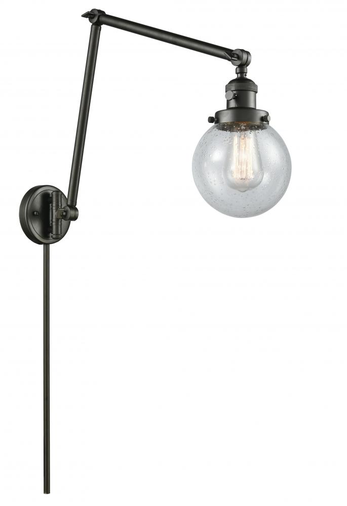 Beacon - 1 Light - 6 inch - Oil Rubbed Bronze -Adjustable Swing Arm
