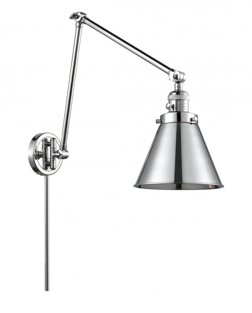 Appalachian - 1 Light - 8 inch - Polished Chrome -Adjustable Swing Arm