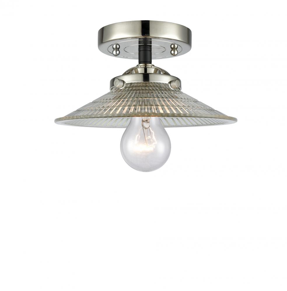 Halophane 1 Light Semi-Flush Mount