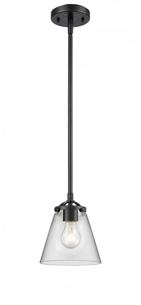 Cone - 1 Light - 6 inch - Oil Rubbed Bronze - Stem hung - Mini Pendant
