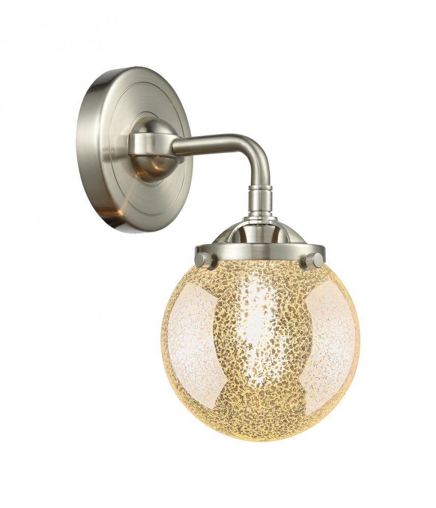 Beacon - 1 Light - 6 inch - Brushed Satin Nickel - Sconce