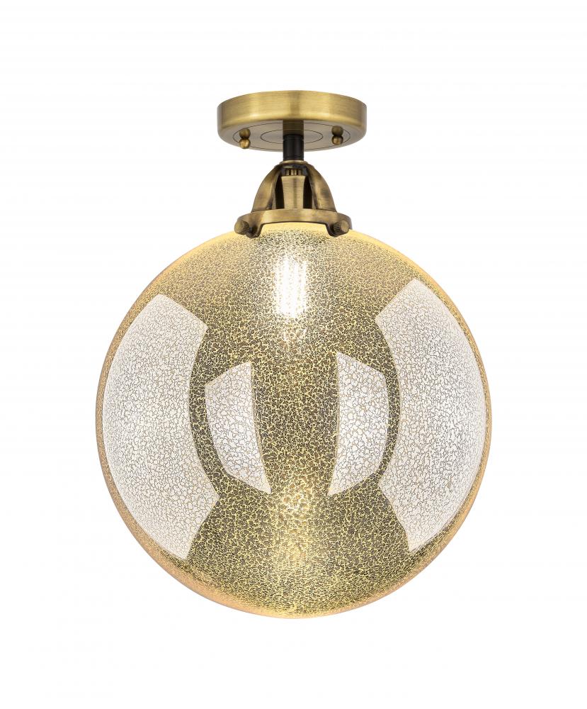 Beacon - 1 Light - 12 inch - Black Antique Brass - Semi-Flush Mount