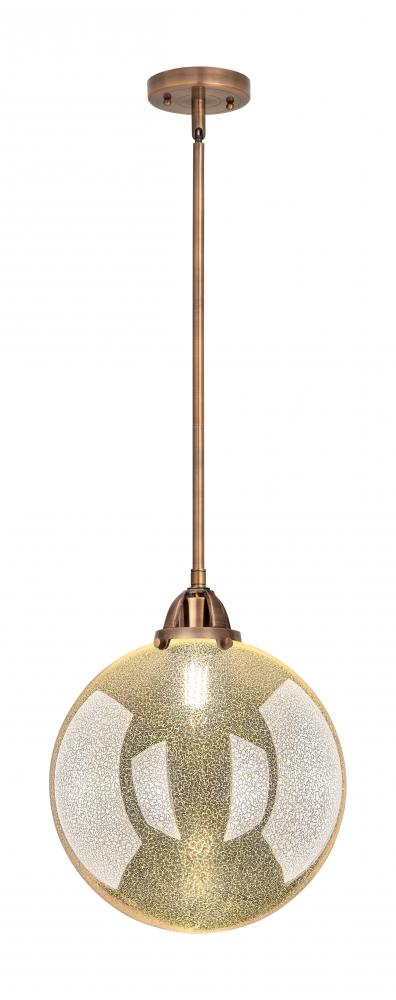 Beacon - 1 Light - 12 inch - Antique Copper - Stem hung - Mini Pendant