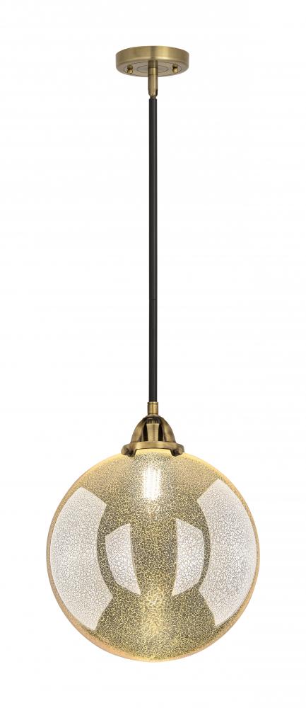 Beacon - 1 Light - 12 inch - Black Antique Brass - Stem hung - Mini Pendant