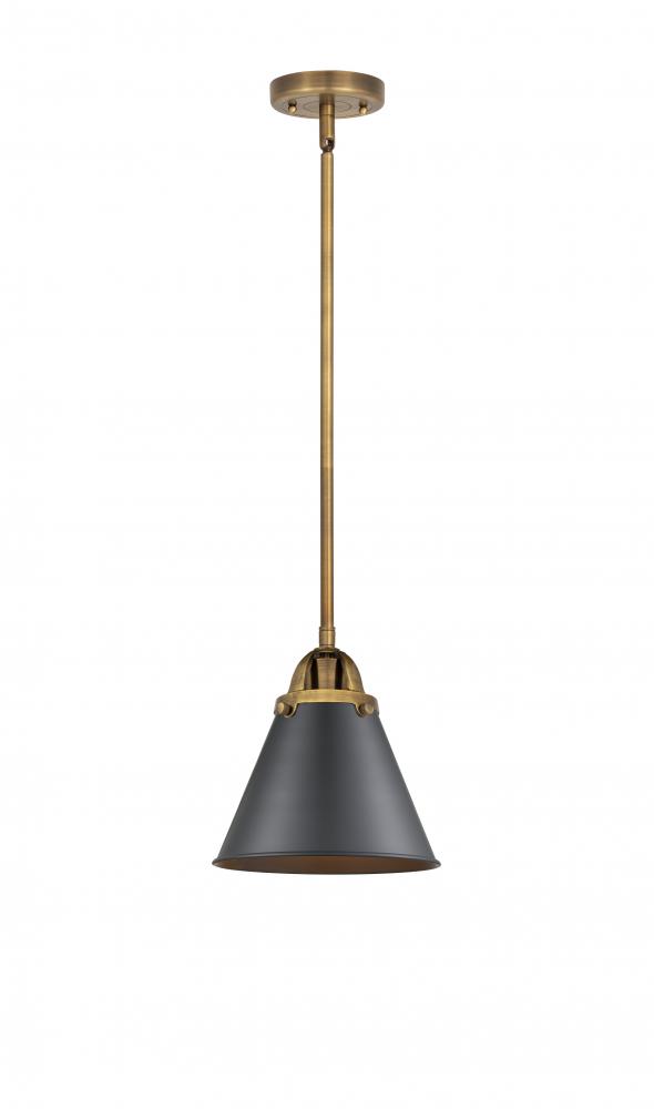 Appalachian - 1 Light - 8 inch - Brushed Brass - Stem hung - Mini Pendant