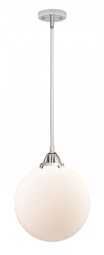 Beacon - 1 Light - 12 inch - Polished Chrome - Stem hung - Mini Pendant