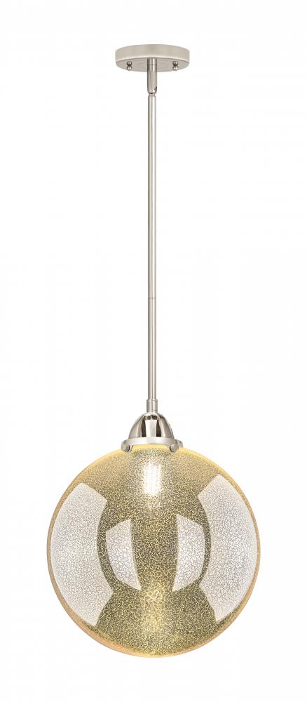 Beacon - 1 Light - 12 inch - Polished Nickel - Stem hung - Mini Pendant