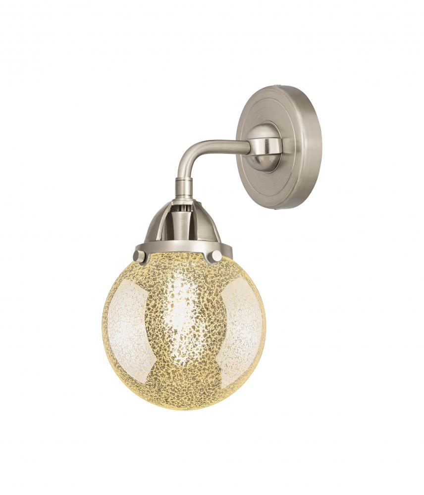 Beacon - 1 Light - 6 inch - Brushed Satin Nickel - Sconce