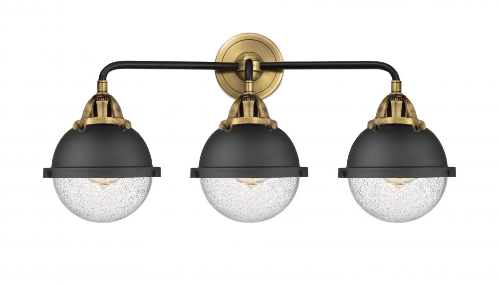 Hampden - 3 Light - 25 inch - Black Antique Brass - Bath Vanity Light