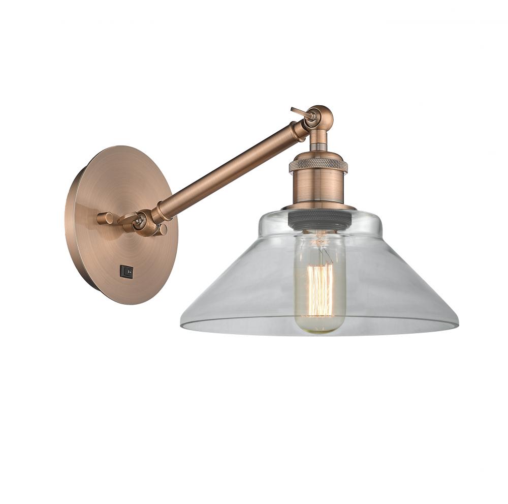 Orwell - 1 Light - 8 inch - Antique Copper - Adjustable Sconce