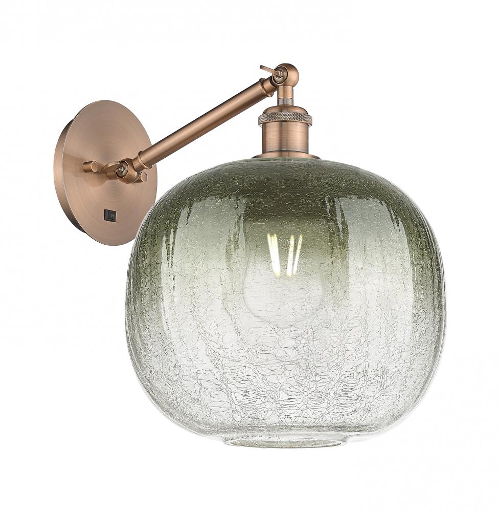 Brookhaven Sphere - 1 Light - 11 inch - Antique Copper - Sconce